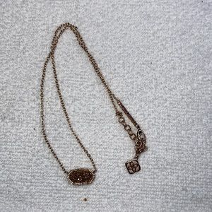 Kendra Scott pendant necklace,rose gold
